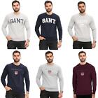 Gant Mens Pullover Sweatshirt Casual Crew Neck Winter Classic Designer Jumper