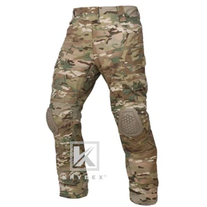 KRYDEX G4 Gun4 Combat Trouser Tactical Pants w/ Knee Pads Army Clothing MC Camo - Picture 1 of 16