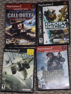 Medal Of Honor Frontline, Ghost Recon, ACE Combat 5. CaLL of Duty 2 PS2 Spiel - Bild 1 von 1