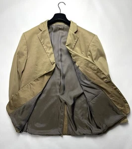 GUCCI By Tom Ford Camel Cotton Blazer Vintage two buttons Size 48/50 - Picture 1 of 15