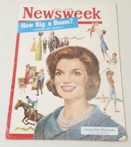 Vintage Newsweek Magazine January 1962 Jacqueline Kennedy Cover - Picture 1 of 10