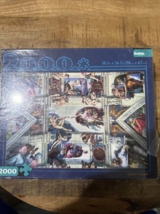 BUFFALO GAMES 2000 Piece Puzzle “SISTINE CHAPEL” Classical Art - Picture 1 of 2