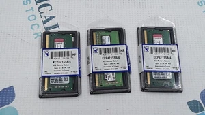 Kingston 4GB Memory Module KCP421SS8/4 Lot of 3 - Picture 1 of 3
