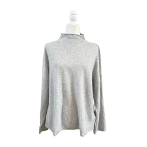 J.Crew Women’s Mock Neck 100% Cashmere Knit Sweater XL - Picture 1 of 8