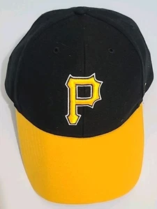Gorra de béisbol marca 47 Pittsburgh Pirates negra amarilla talla única ajustable - Imagen 1 de 11