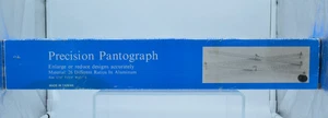 Set Pantografo Vintage Precisione Pantografo Alluminio Ottone In Scatola Lungo 21" - Foto 1 di 7