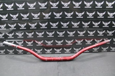 Honda CR125R CR250R 2001 etiqueta roja metales T2 barra de grasa manillar 1-1/8"  Foto 1 de 4