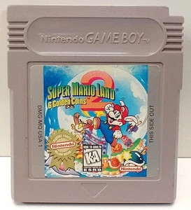 Super Mario Land 2: 6 Golden Coins (Game Boy 1992) Authentic Cart Only Tested - Picture 1 of 4