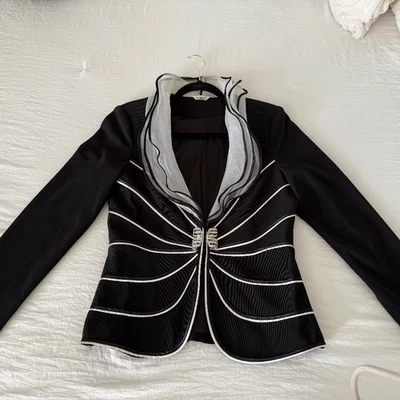 Ravel Blazer, 黑色 白色, 中号 — 第 1/4 张图片