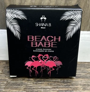 Shaina B Miami - Cream Bronzer in Beach Babe, Full Size (5g/0.17oz) - NEW IN BOX - Picture 1 of 2
