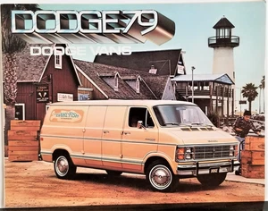 Vintage 1979 Dodge Vans For Work Or Play OEM Dealer New Car Sales Brochure NOS - Picture 1 of 3