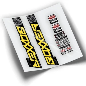 RWP-381 KOMPATIBLE AUFKLEBER FÜR ROCKSHOX BOXXER SELECT 2021 BICOLOR GABEL - Bild 1 von 12