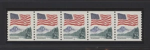 1989 US Scott #2280a, 25c Flag over Yosemite , PNC5, Plate#6 - Picture 1 of 1