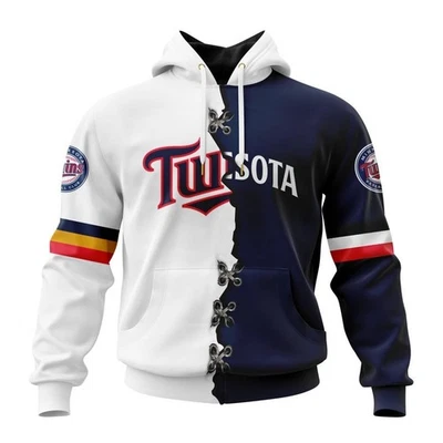 Minnesota Equipo de Béisbol Twinss Sudadera con Capucha 3D, Unisex Adultos S-5XL Foto 1 de 4