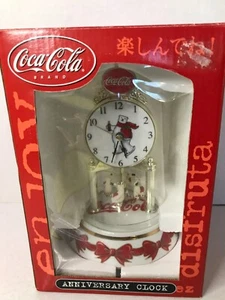 Vintage Coca Cola Brand Polar Bears Anniversary Clock NIB - Picture 1 of 3