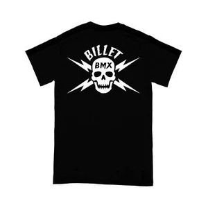 BILLET BMX SKULL T-SHIRT BLACK - Picture 1 of 9