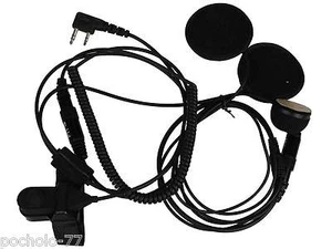 Kit Micro Speakers Helmet Sealed Compatible With KENWOOD Puxing Linton Quansheng - Zdjęcie 1 z 1