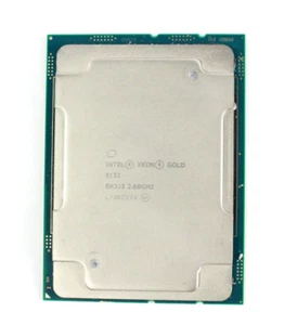 Para 14-rdzeniowych procesorów serwerowych Intel Xeon Gold 6132 @ 2,60 ghz LGA3647 SR3J3 (CI) - Zdjęcie 1 z 2