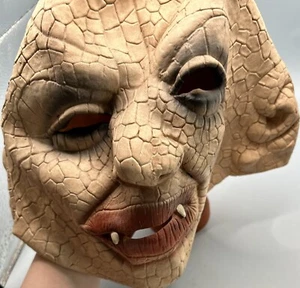 Maschera Zombie Vampiro Cracked Maschera in lattice di gomma - Foto 1 di 5