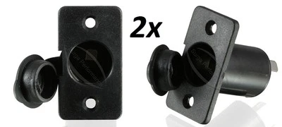 2x Auto Steckdose Buchse Für KFZ Einbau Zigarettenanzünder 12 V für VW Ford Seat - Bild 1 von 4