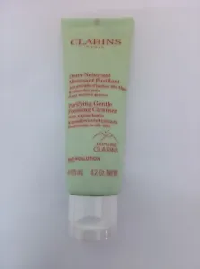 Clarins Purifying Gentle Foaming Cleanser 125ml - With Alpine Herbs & Meadowswee - Picture 1 of 4