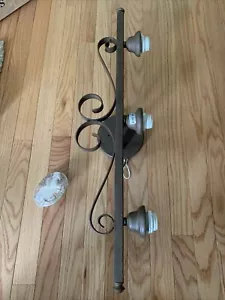 Forte Lighting 5240-03-17 Light 29” Semi-Flush Fixture Bronze No Globes - Picture 1 of 7