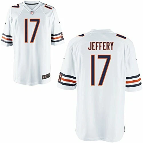 Camiseta deportiva Nike NFL Youth Chicago Bears Alshon Jeffery #17 Game Team, blanca Foto 1 de 1