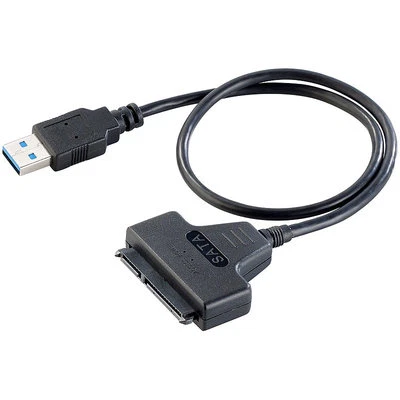 Xystec SSD Adapter: Festplatten-Adapter SATA auf USB 3.0 für 2,5"-HDDs & -SSDs