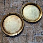 A Pair of 19th Century Brass Trays ~ Beer Trays ~ 31cm