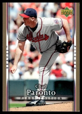 2007 Upper Deck First Edition #184 Chad Paronto - Atlanta Braves - Image 1 of 2
