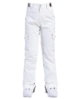 Hombres Mujeres Invierno Pantalones para Nieve Cálidos Impermeables Pantalones para Nieve Esquí Snowboard Patín Baberos Foto 1 de 4