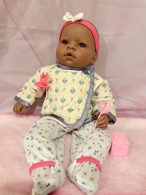 Newborn Baby Pink Cloud Madame Alexander 16'' Dark Skin - Image 1 of 4
