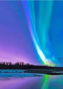 Postal Aurora Boreal - 3D lenticular - Imagen 1 de 1