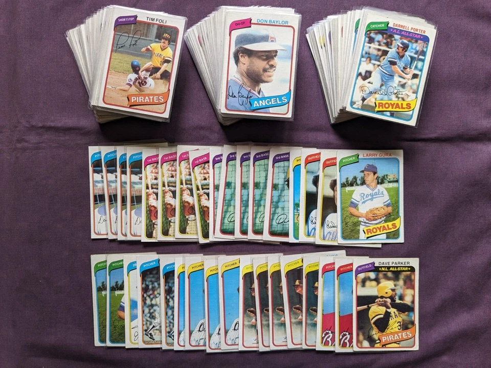 1980 Topps Baseball Card #221 - #360 - - - Pick A Card - - - Complete a Set - Image 1 of 1