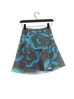 Manning Cartell Women's Mini Skirt Uk 6 Blue 100% Polyester Short Mini