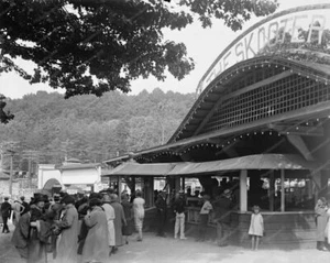 Glen Echo Park Skooter Ride Entrance 8x10 Reprint Of Old Photo - Picture 1 of 1
