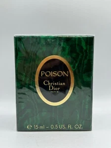 POISON BY CHRISTIAN DIOR 15ML VINTAGE EDP SPLASH (NEW WITH BOX & SEALED) - Picture 1 of 3