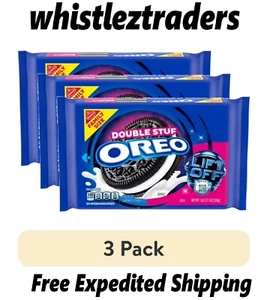 18.71 oz(3 pack) OREO Double Stuf Chocolate Sandwich Cookies, Family Size - Picture 1 of 1
