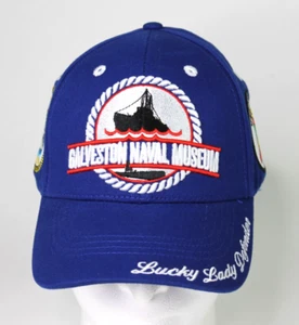 Galveston Naval Museum Hat Baseball Cap Lucky Lady Defenders USS Stewart Cavalla - Picture 1 of 14