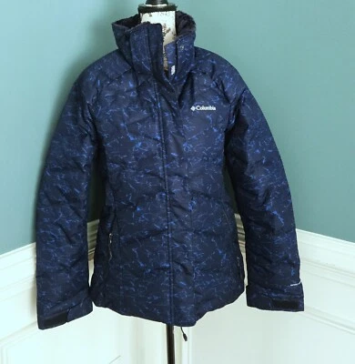 Abrigo acolchado Columbia para mujer L Lay D Down II azul marino NG1-287 Foto 1 de 4