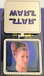 Pin de Star Wars Princesa Leia (Carrie Fisher) Pin de Comercio LE Pin con Bisagras Fuerza - Imagen 1 de 6