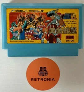Saint Seiya Ougon Densetsu Nintendo Famicom Japanese NES Game Cleaned & Tested - Picture 1 of 2
