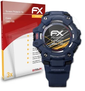 atFoliX 3x Screen Protection Film for Casio GBD-100 matt&shockproof - Picture 1 of 9