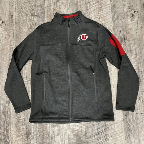 Colosseum Utah Utes Mens Full Zip Up Jacket Size L Cover