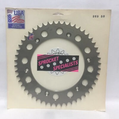 KTM 250 420 495 1984-1989 540 90-91 Rear Sprocket 50 Tooth Titan Tough Aluminum - Image 1 of 3