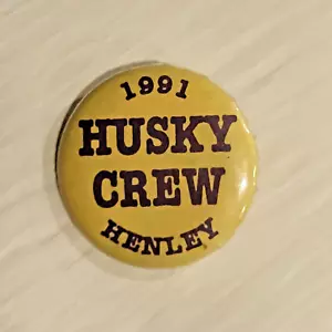 Button University of Washington "1991 Husky Crew Henley" Rudern Pin Pack - Bild 1 von 3