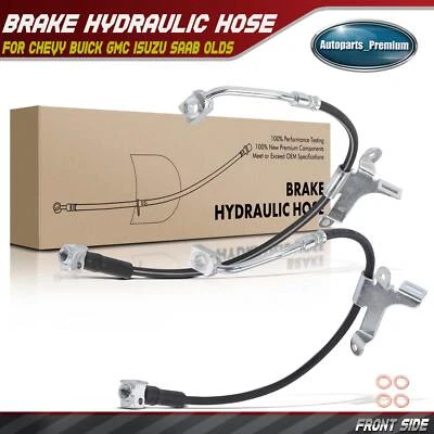 Manguera hidráulica de freno delantero 2 piezas para Chevrolet Trailblazer GMC Envoy Buick Saab Foto 1 de 4