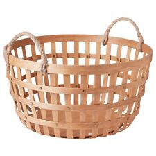 IKEA VÄXTHUS Basket, poplar/handmade, 50x27 cm
