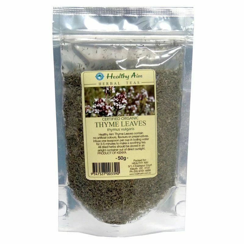 Certified Organic Thyme Leaves 50g Herbal Tea Premium Dried Herbs