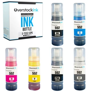 Botellas de tinta compatibles para Epson 552 color negro combo se adapta a EcoTank Pro - Imagen 1 de 14